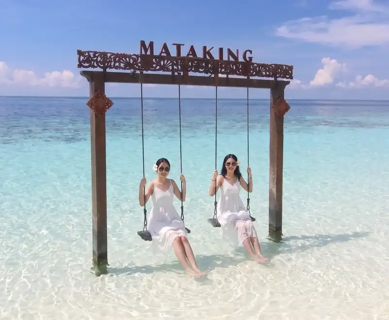 A beautiful day trip to Mataking Island with Turtle Garden Resort in the Celebes Sea