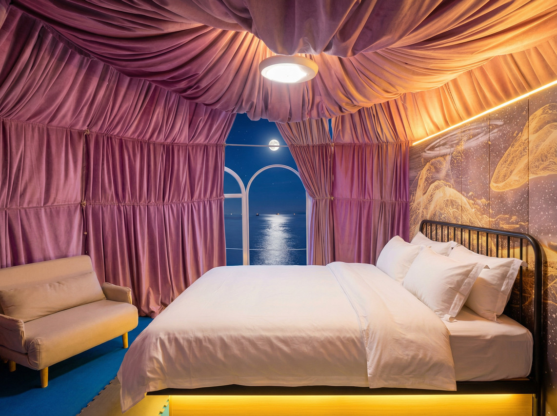 Transparent dome room with uninterrupted sea views Turtle Garden Resort